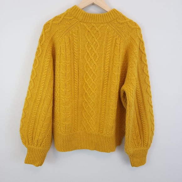 Demylee X J. Crew Balloon Sleeve Sweater. Moving somewhere warm. Never worn - Picture 6 of 9